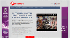 Desktop Screenshot of pressmac.com